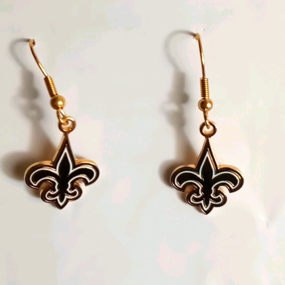 New Orleans Saints earrings